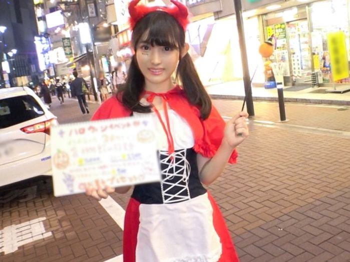 【ハロウィン夜のエロコス娘】『渋谷で拾ったコスプレ女子がヤバい！』仮装で盛り上がる渋谷で出会った可愛いコスプレイヤーをホテルに誘ったら、実は超エロい女の子でした！コスプレのままエッチなことしちゃうドスケベ夜♡